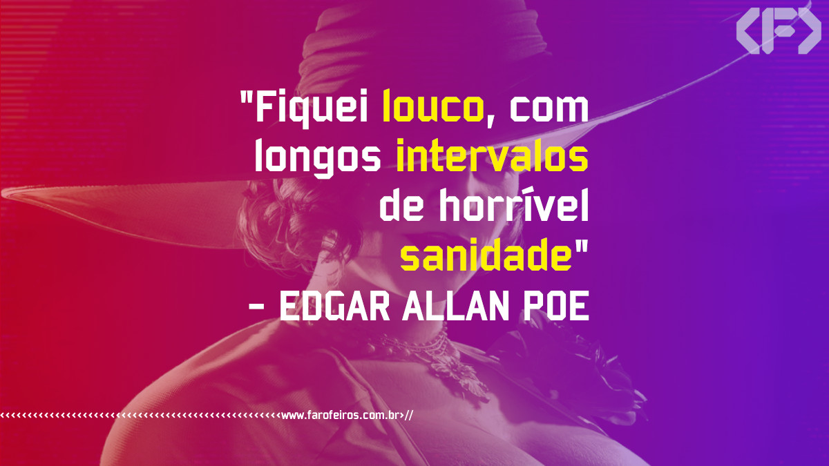 Pensamento - Edgar Allan Poe - Blog Farofeiros