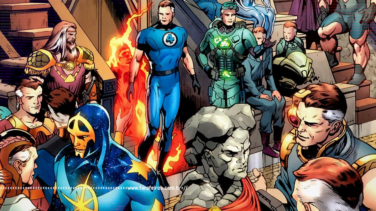 Conselho Interdimensional de Reeds - Reed Richards - Quarteto Fantástico - Versões alternativas de heróis Marvel que deveriam estar em What If - Blog Farofeiros