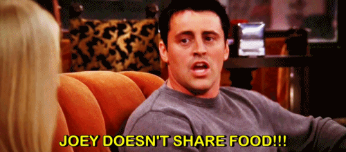 Friends -The Reunion - Blog Farofeiros - Joey não divide comida