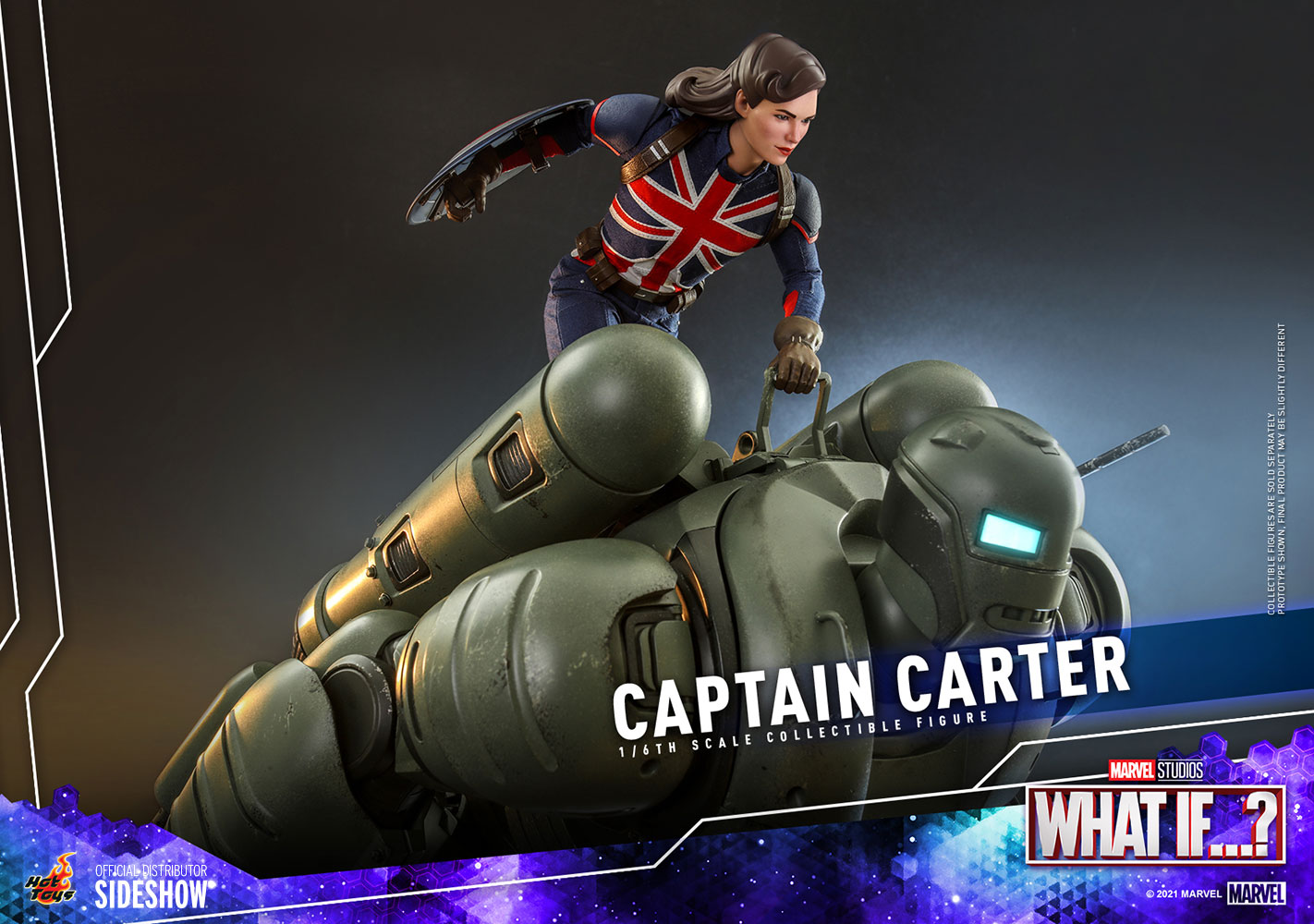 Capitã Carter da Hot Toys - Marvel Studios What If - Blog Farofeiros