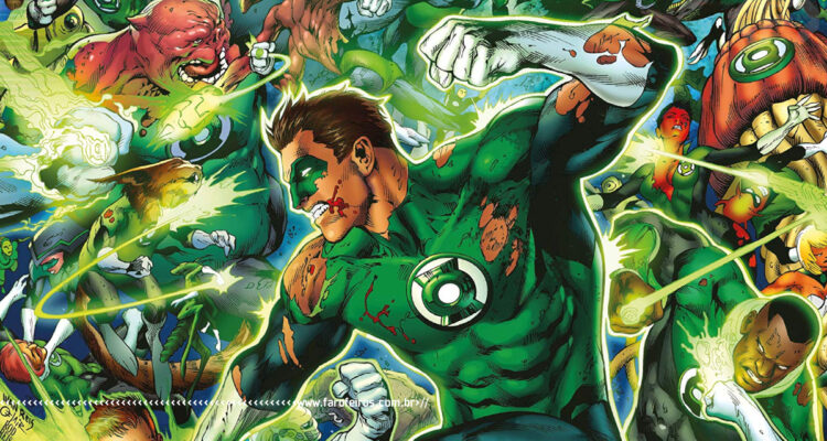 Dicas de Livros e Quadrinhos para o Natal - DC Deluxe Lanterna Verde - A Guerra Dos Lanternas Verdes - Blog Farofeiros