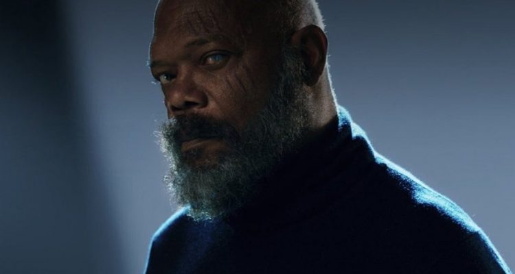 Nick Fury (Samuel L Jackson) na série Secret Invasion - ou Invasão Secreta - da Marvel Studios no Disney Plus