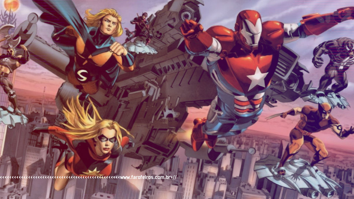 Vingadores Sombrios de Norman Osborn - Marvel Comics - Dark Avengers - www.farofeiros.com.br
