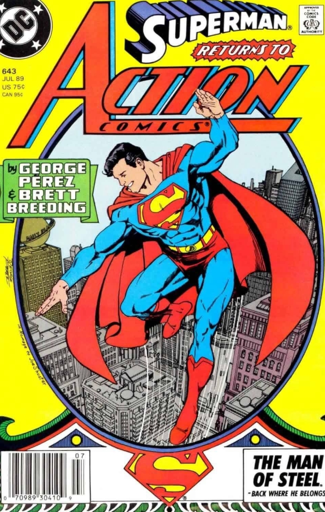 George Pérez - Action Comics #643 - Superman - www.farofeiros.com.br