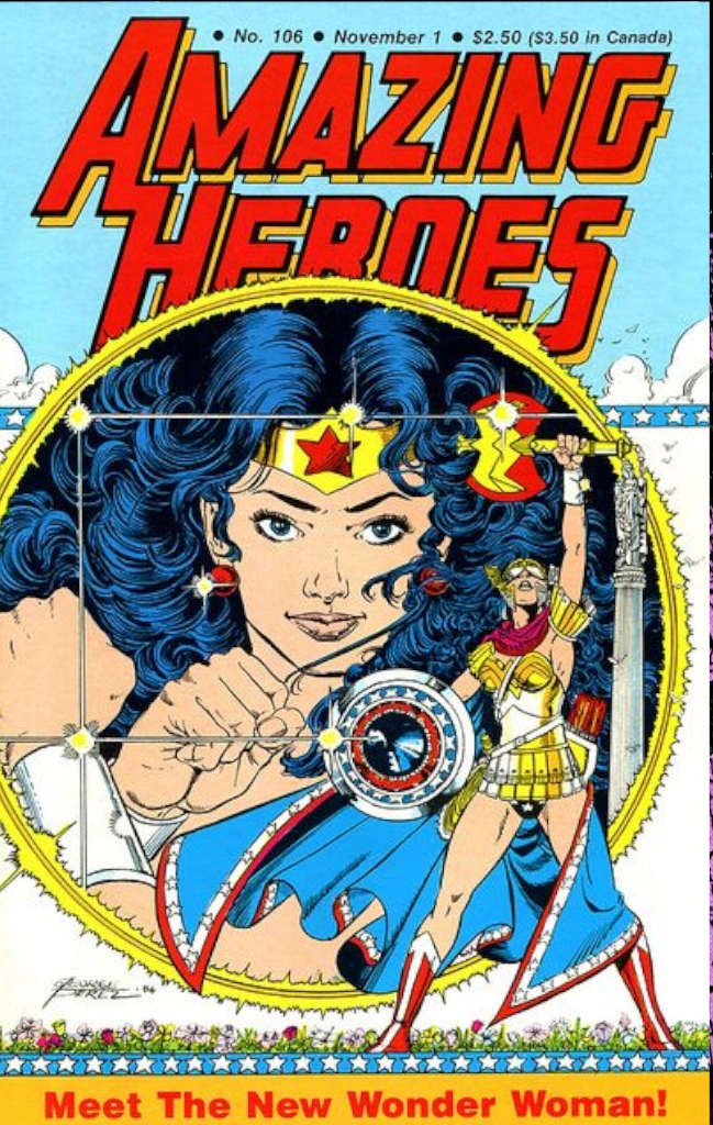 George Pérez - Amazing Heroes - Wonder Woman - Mulher Maravilha - www.farofeiros.com.br