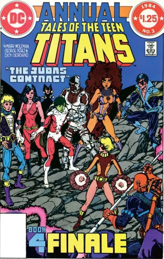 George Pérez - Annual Tales of the Teen Titans - Jovens Titãs - www.farofeiros.com.br