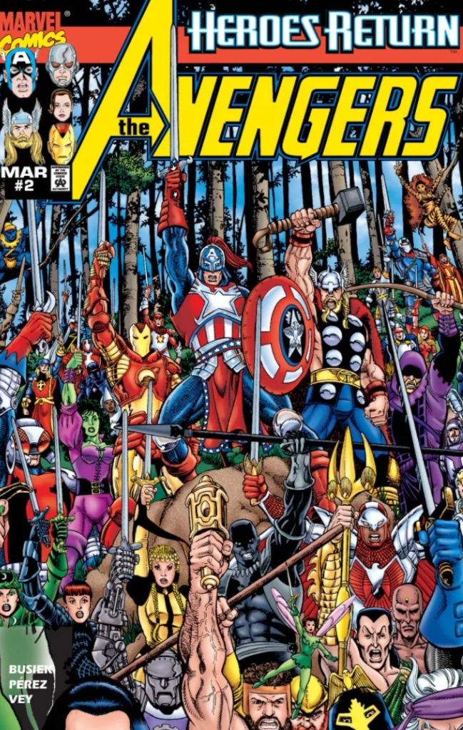 George Pérez - Avengers - Heroes Return - Vingadores - www.farofeiros.com.br
