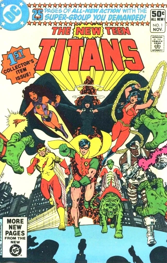 George Pérez - The New Teen Titans #1 - Jovens Titãs - www.farofeiros.com.br