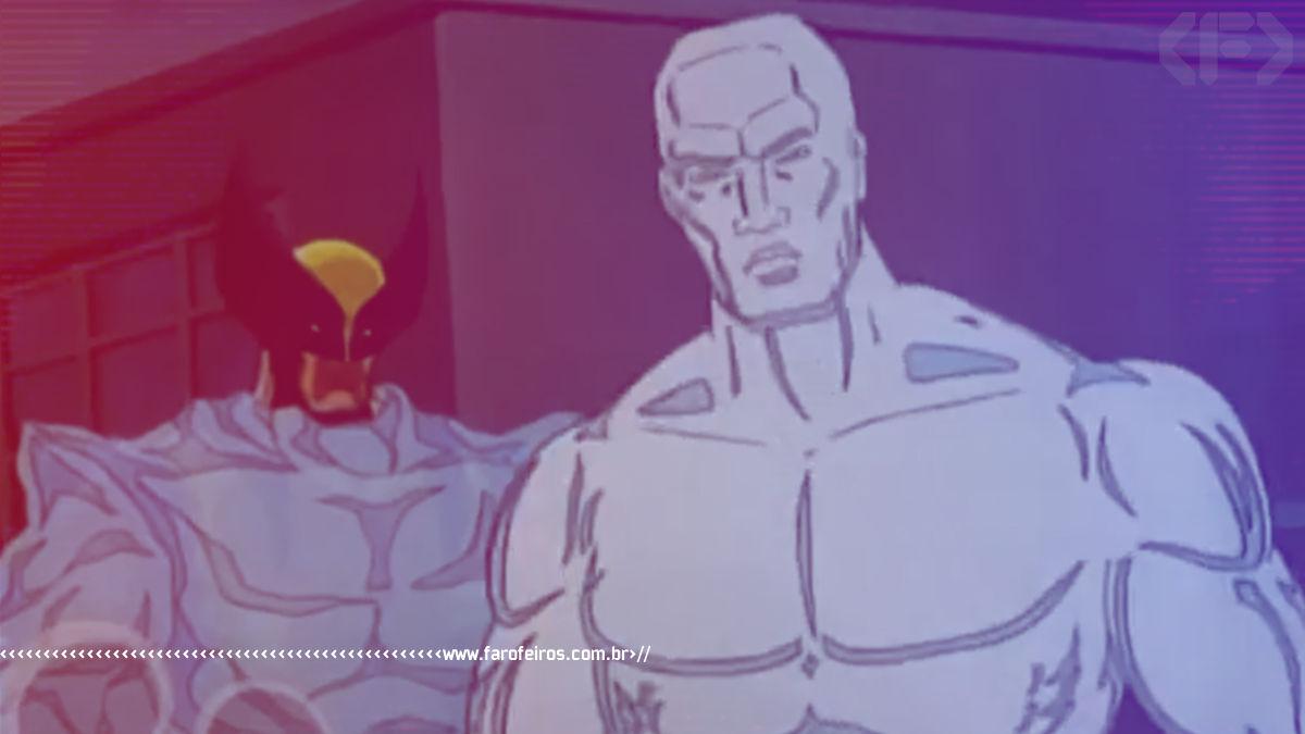 Homem de Gelo e Wolverine desenho animado X-Men - www.farofeiros.com.br