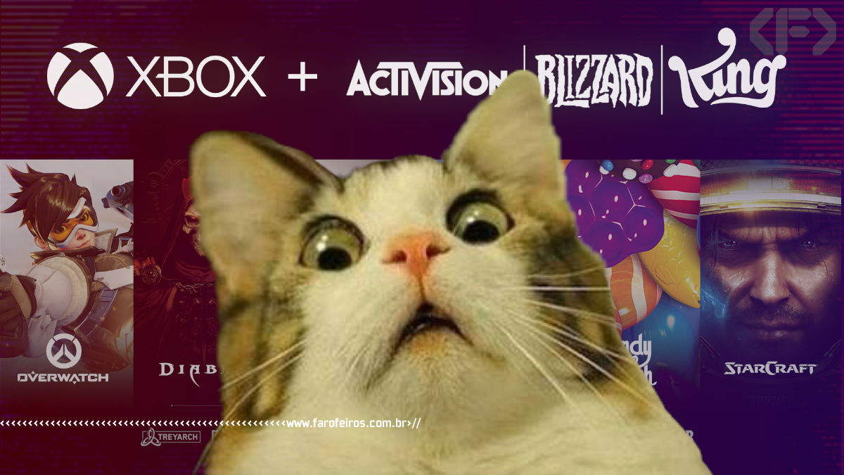 Microsoft comprando Activision Blizzard - www.farofeiros.com.br