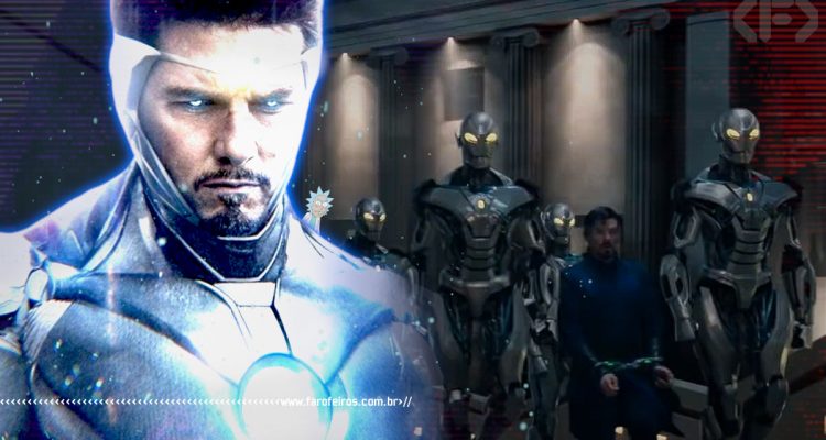 Tom Cruise como Homem de Ferro Superior - Doutor Estranho 2 - No Multiverso da Loucura - Marvel Studios - www.farofeiros.com.br