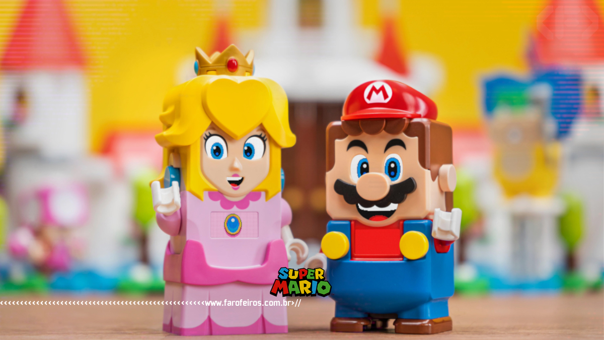 LEGO Peach do Super Mario - Nintendo - Capa - www.farofeiros.com.br
