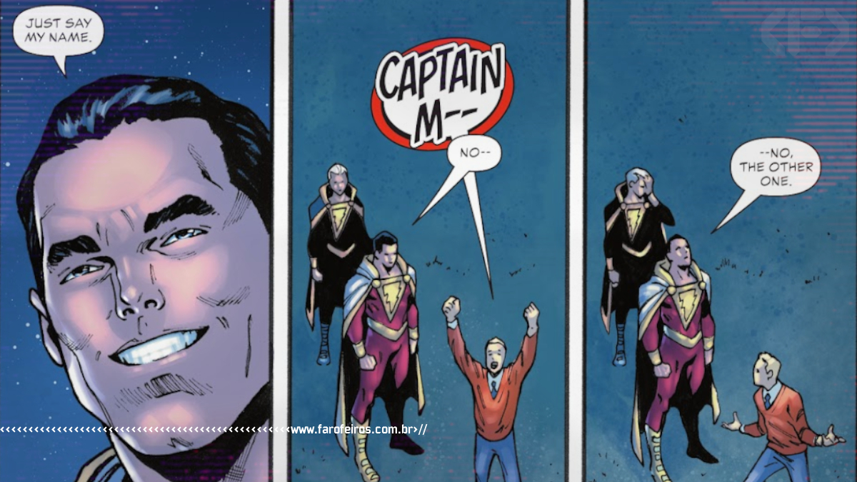 Outra Semana nos Quadrinhos #31 - Capitão Marvel ou Shazam - Teen Titans Academy #11 - DC Comics - www.farofeiros.com.br