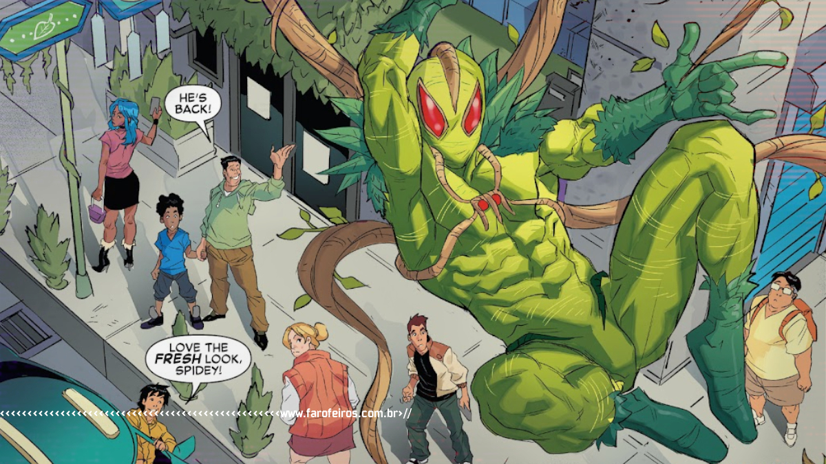 Outra Semana nos Quadrinhos #31 - Homem Aranha de planta - Devil's Reign Superior Four #3 - Marvel Comics - www.farofeiros.com.br