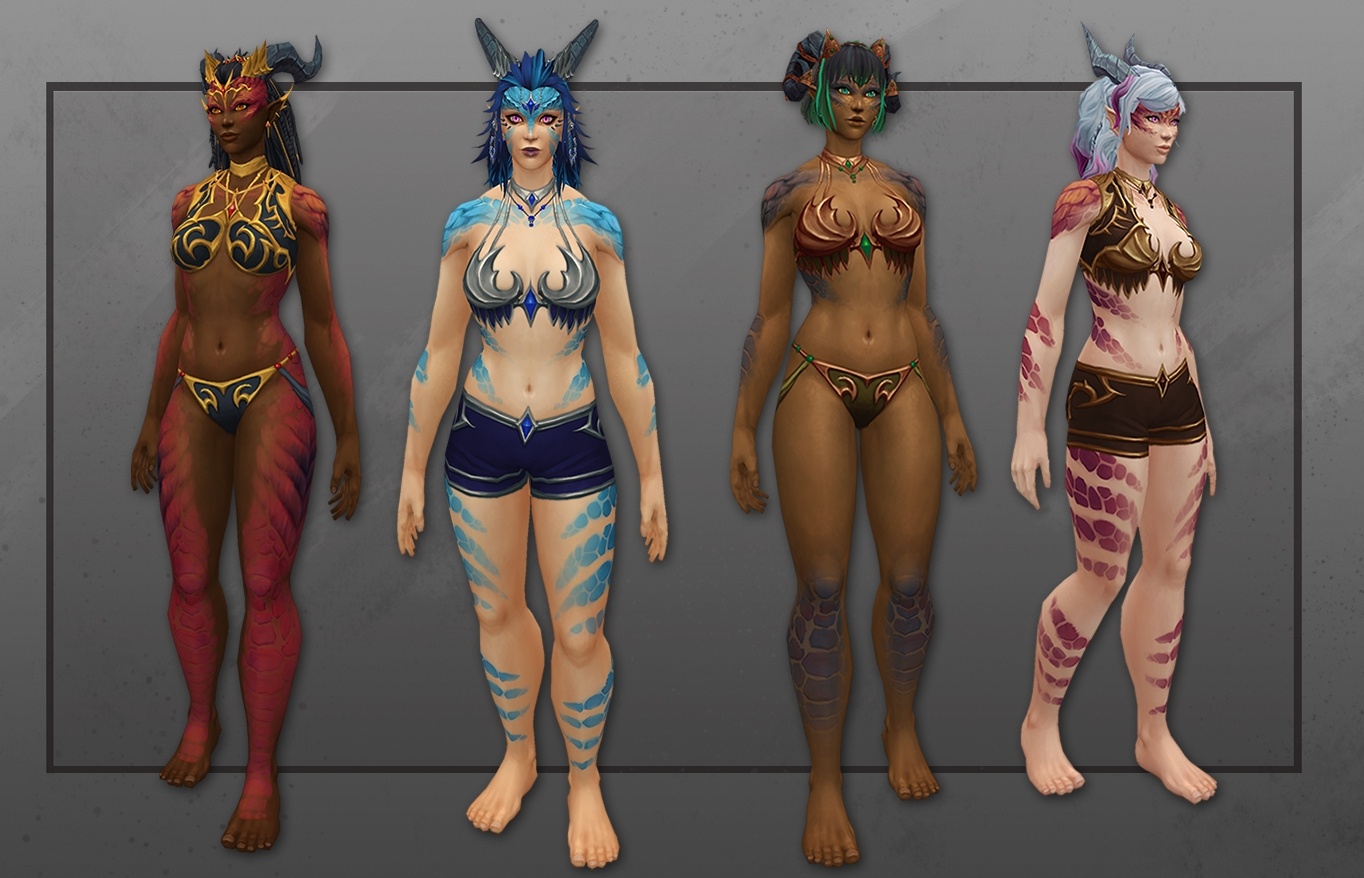 World of Warcraft - Dragãozinho - Dracthyr - Mulher - Female - Blog Farofeiros