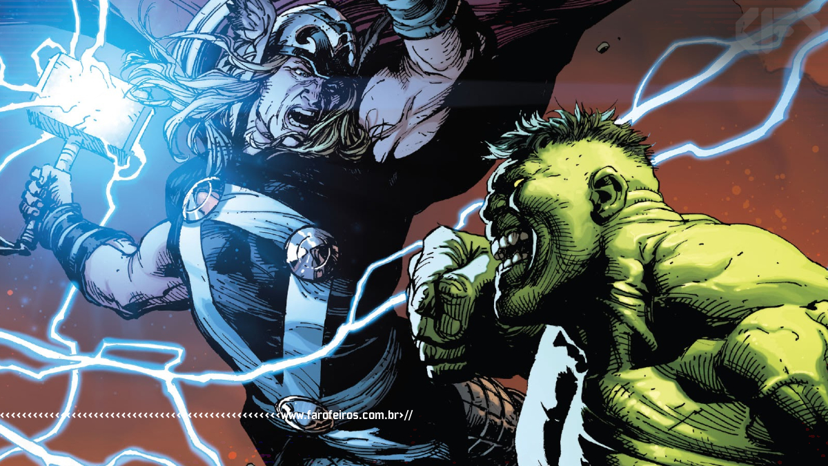 Banner de Guerra - Hulk Vs Thor - CAPA - Blog Farofeiros