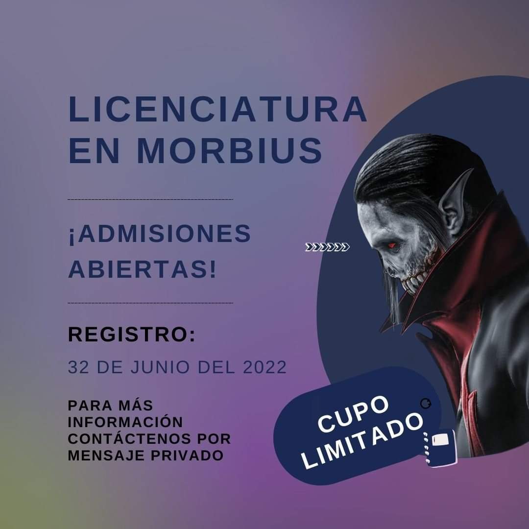 Curso de licenciatura em Morbius (em espanhol)