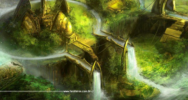 Ratanabá - Representação artístiva de edificações Xel'Naga na Amazônia 2 - Blog Farofeiros - StarCraft