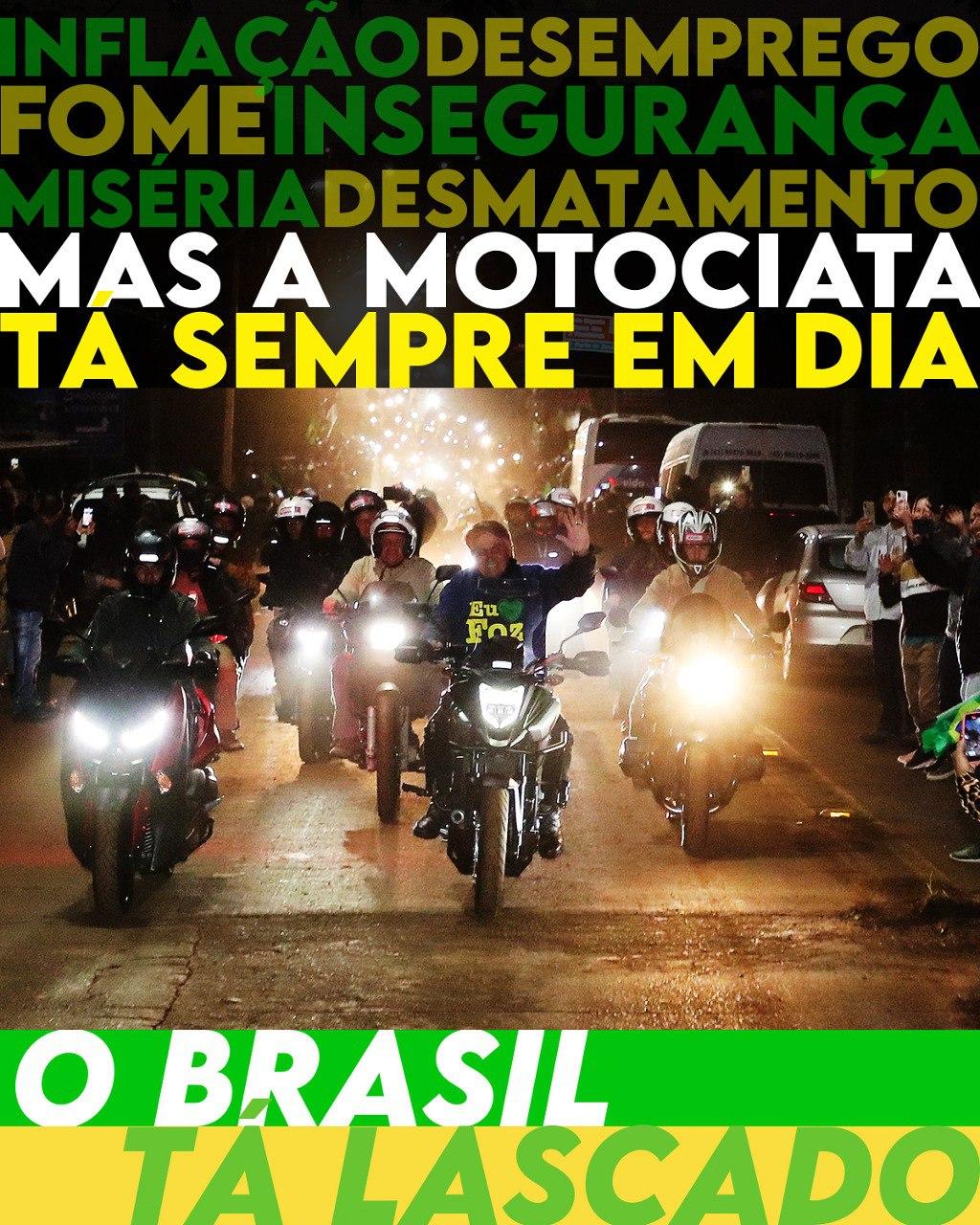 Tesoureiros - O Brasil tá lascado com motociata