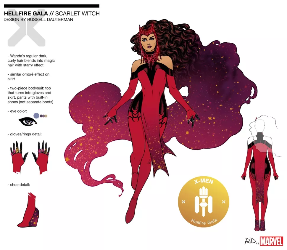 X-Men Hellfire Gala 2022 - Blog Farofeiros - Feiticeira Escarlate