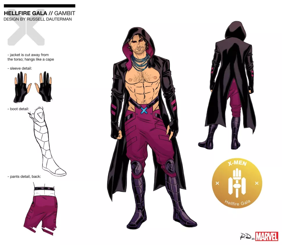 X-Men Hellfire Gala 2022 - Blog Farofeiros - Gambit