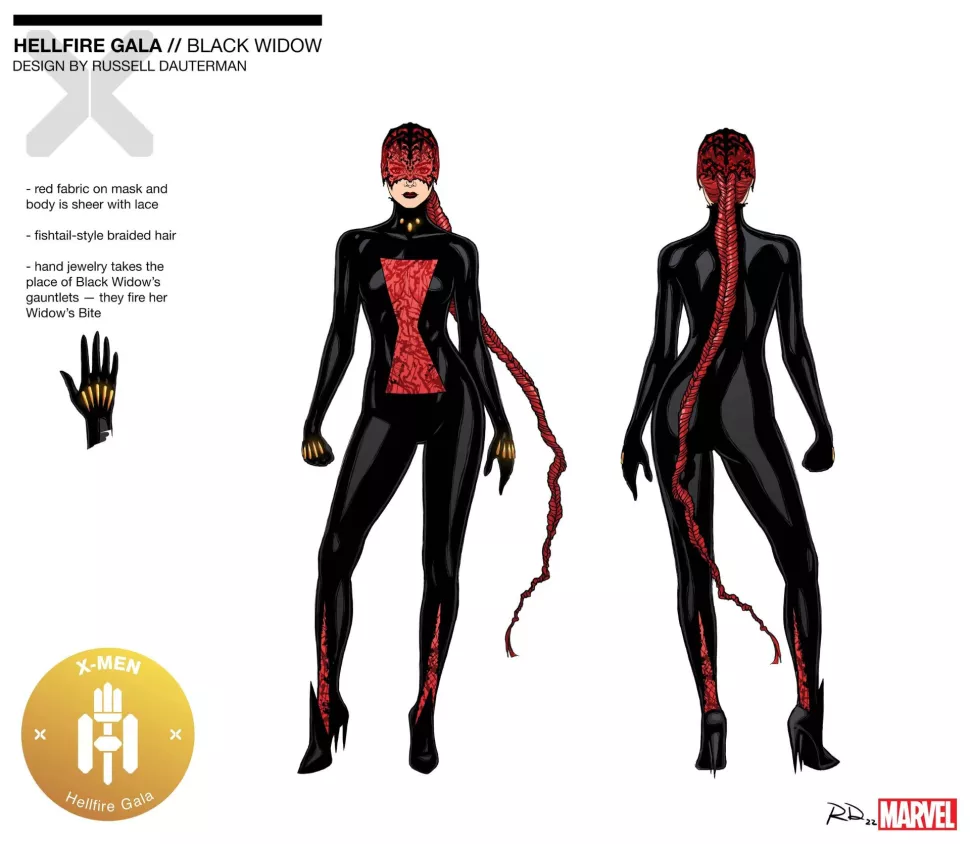 X-Men Hellfire Gala 2022 - Blog Farofeiros - Viúva Negra
