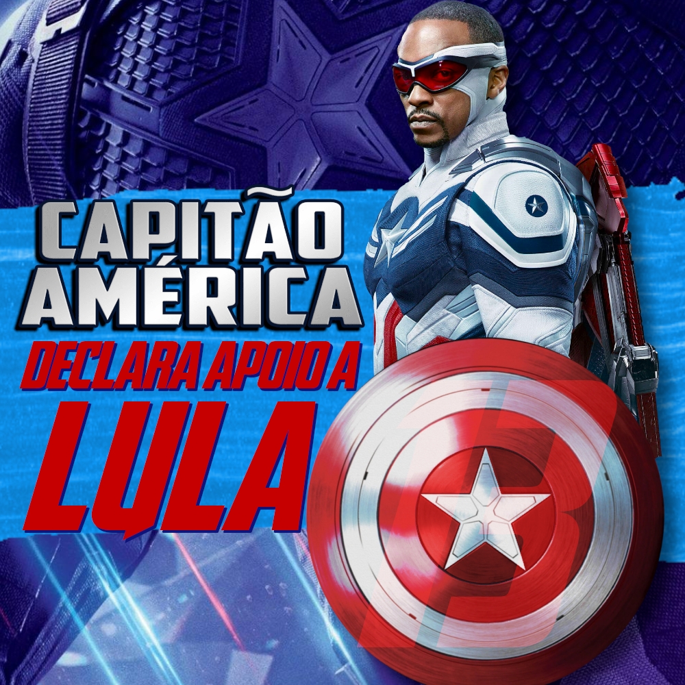 Capitão América apoia Lula