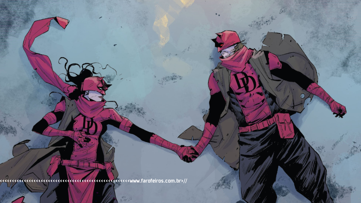 Demolidor e Elektra se casaram - Daredevil #4 - Daredevils in the snow - Marvel Comics - Blog Farofeiros