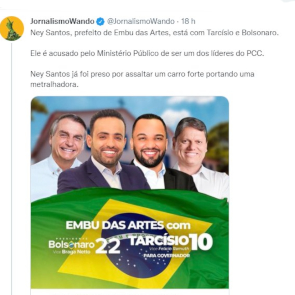 Jornalismo Wando - Bolsonaro ligado ao PCC