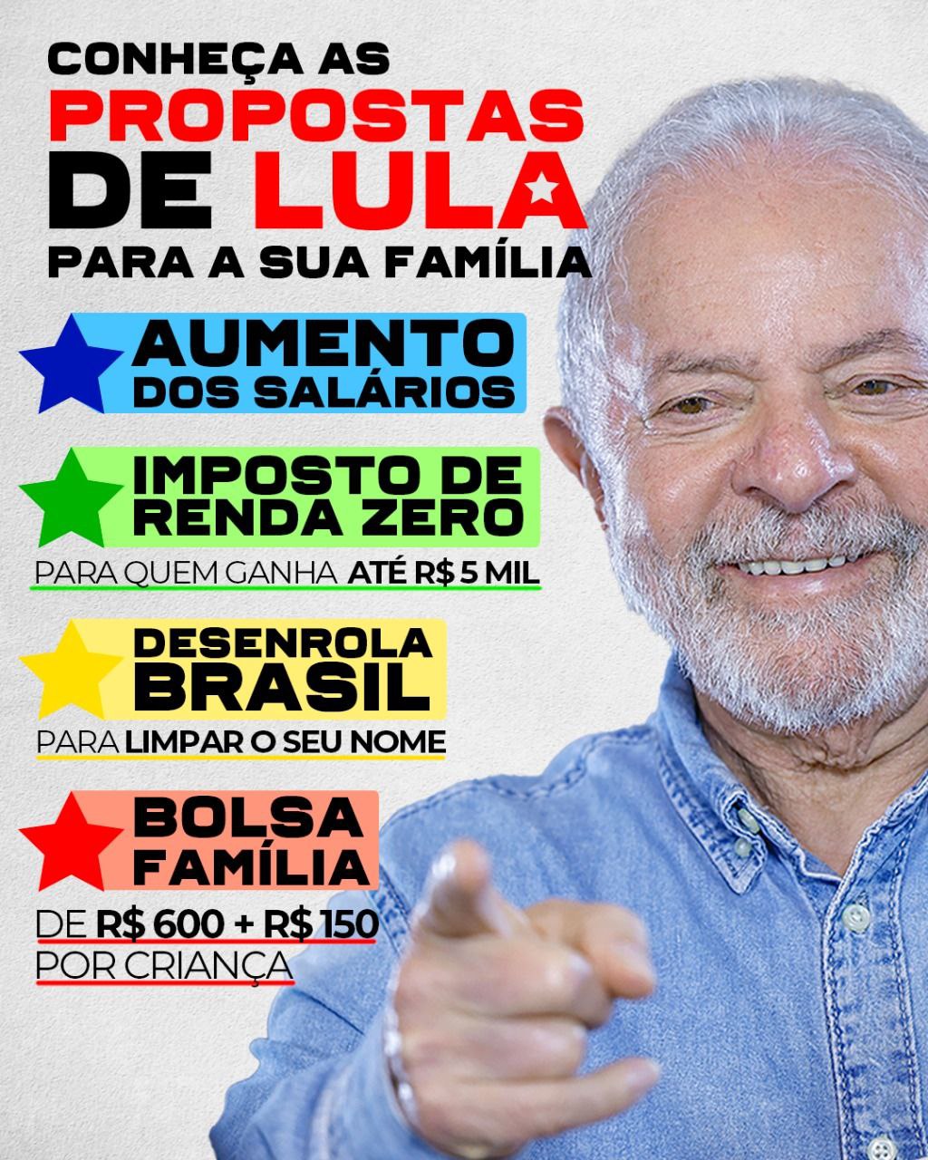 Propostas do Lula