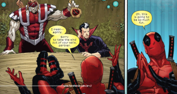 X-Force #30 - Deadpool almofada de pum no ômega Vermelho - Marvel Comics - Outra Semana nos Quadrinhos #34 - Blog Farofeiros