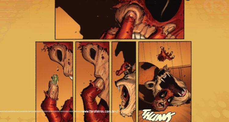 X-Force #31 - Deadpool comendo meleca de nariz - Marvel Comics - Outra Semana nos Quadrinhos #34 - Blog Farofeiros