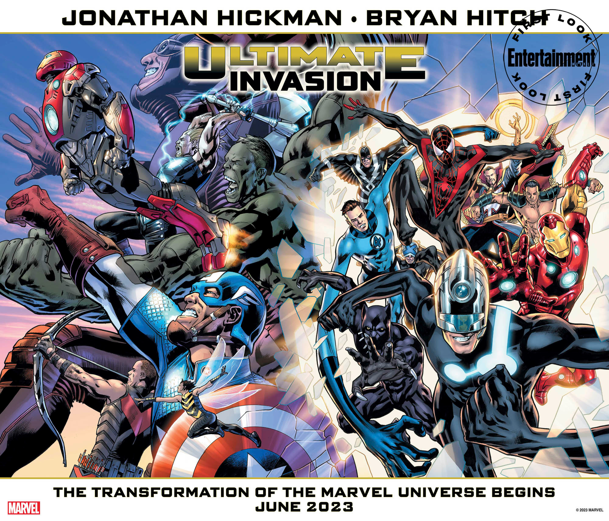 Ultimate Invasion #1 preview - Illuminati - The Ultimates - Supremos - Marvel Comics - Invasão Suprema - 1 - Blog Farofeiros