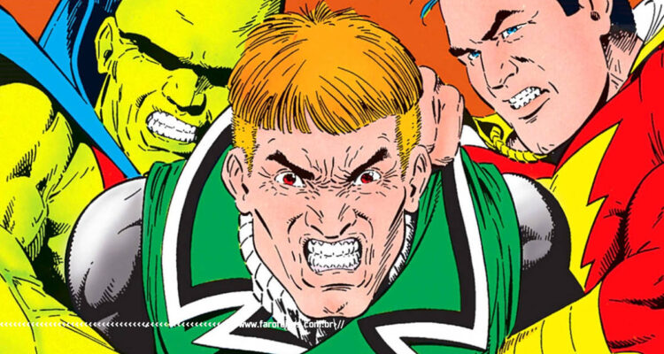 Gibi não é leitura - Guy Gardner - Liga da Justiça Internacional - Blog Farofeiros