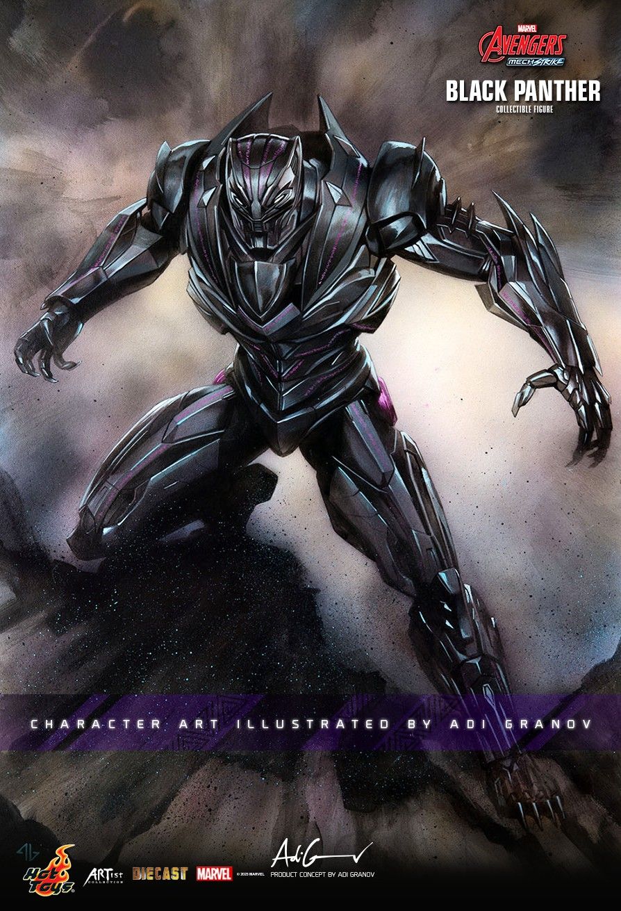 Pantera Negra Mech Strike da Hot Toys - Black Panther - Marvel Studios - Blog Farofeiros