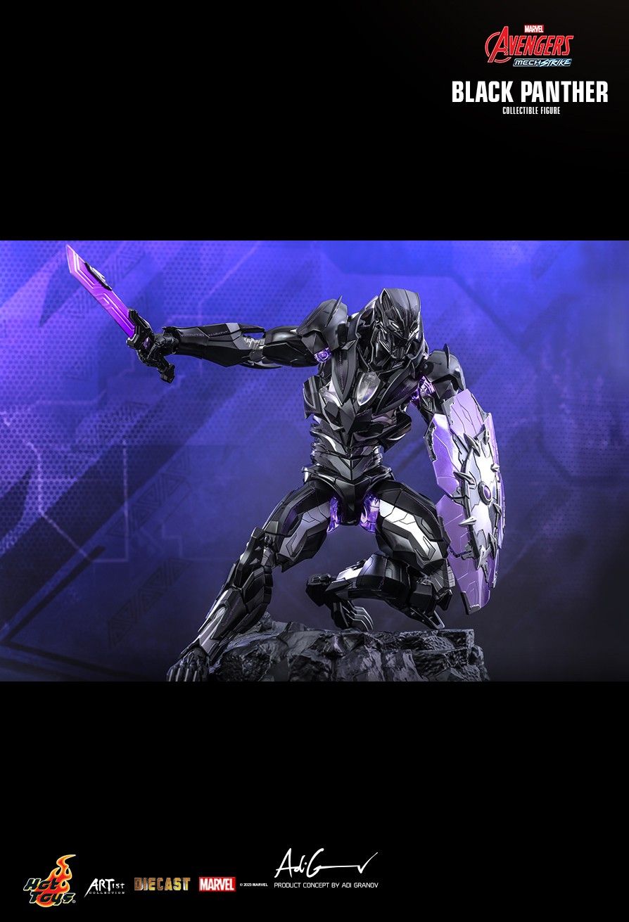 Pantera Negra Mech Strike da Hot Toys - Black Panther - Marvel Studios - Blog Farofeiros