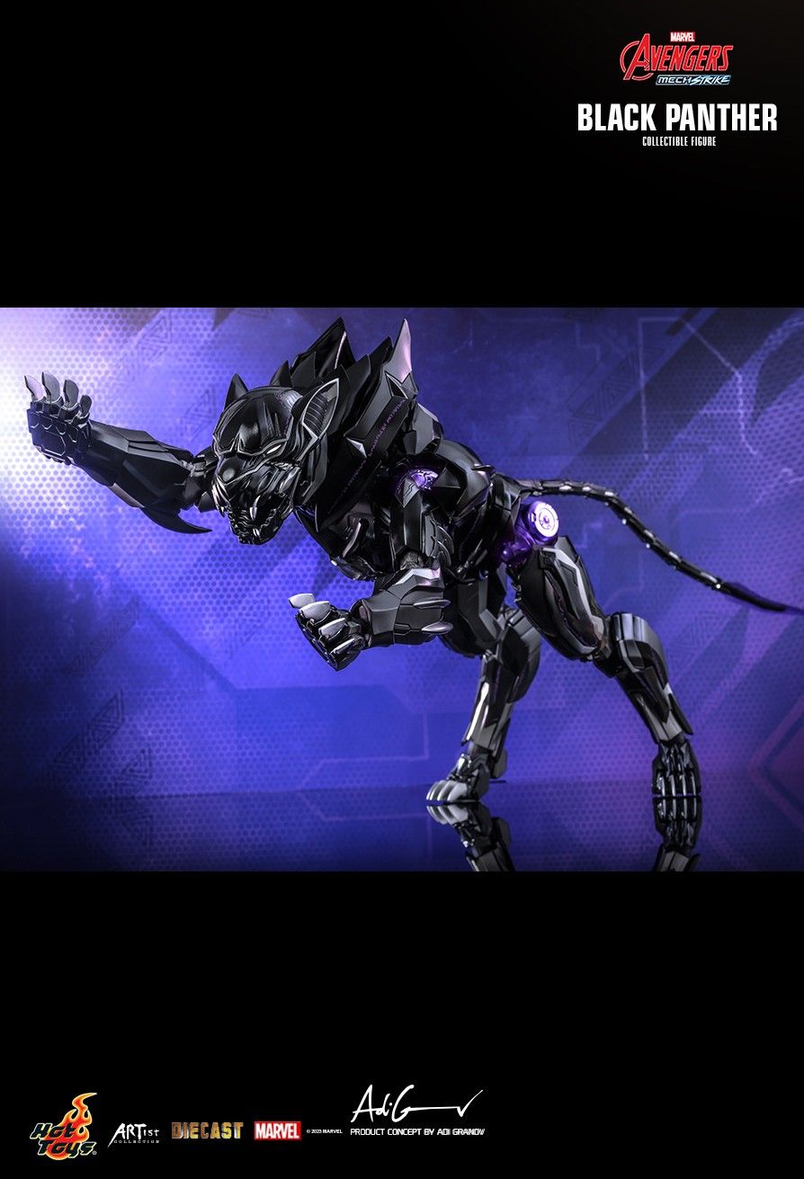 Pantera Negra Mech Strike da Hot Toys - Black Panther - Marvel Studios - Blog Farofeiros