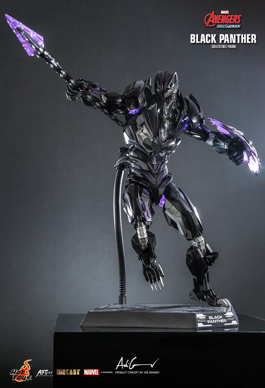 Pantera Negra Mech Strike da Hot Toys - Black Panther - Marvel Studios - Blog Farofeiros