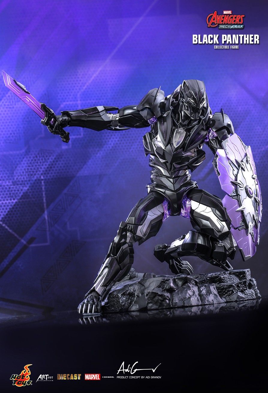 Pantera Negra Mech Strike da Hot Toys - Black Panther - Marvel Studios - Blog Farofeiros