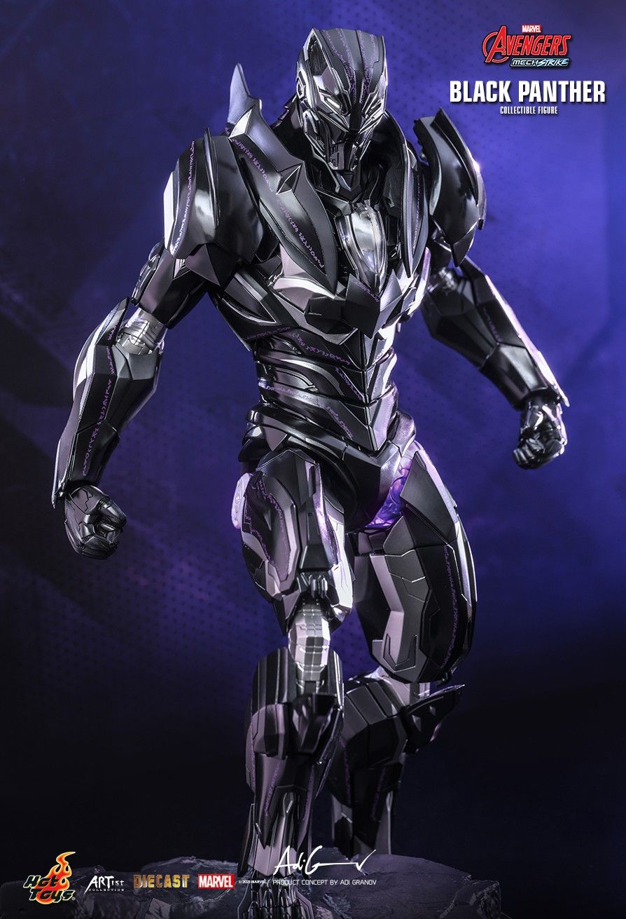 Pantera Negra Mech Strike da Hot Toys - Black Panther - Marvel Studios - Blog Farofeiros