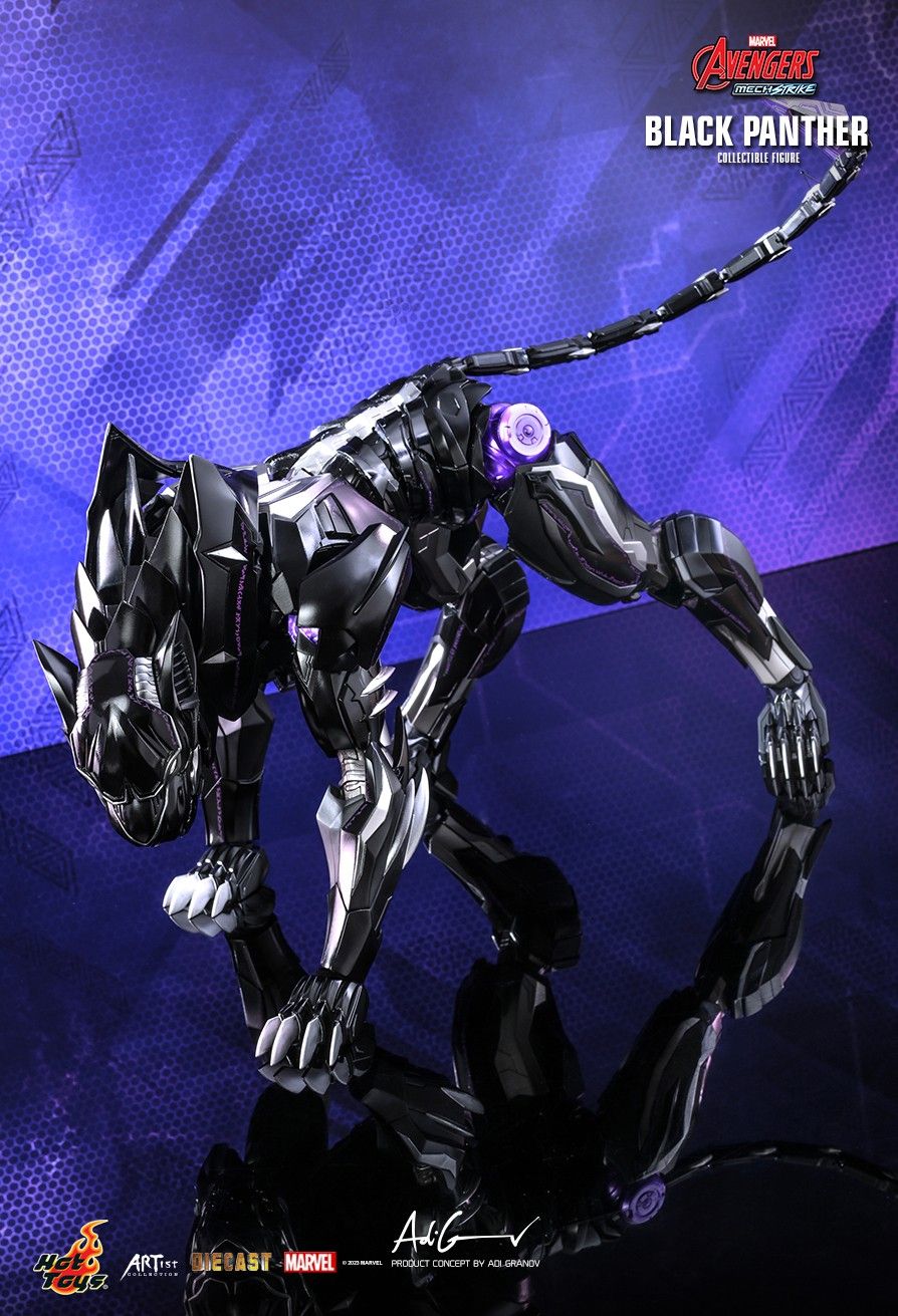 Pantera Negra Mech Strike da Hot Toys - Black Panther - Marvel Studios - Blog Farofeiros