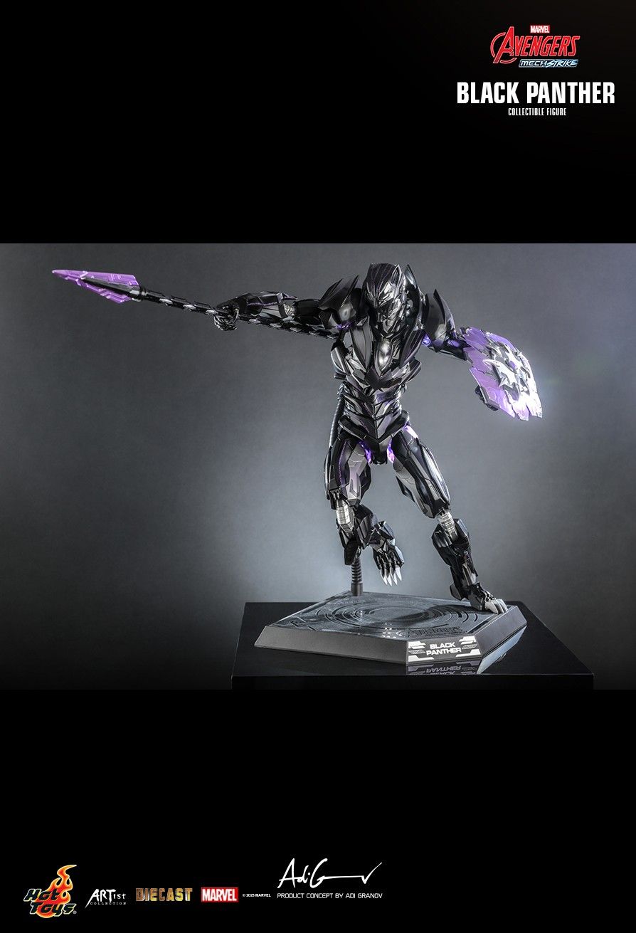 Pantera Negra Mech Strike da Hot Toys - Black Panther - Marvel Studios - Blog Farofeiros