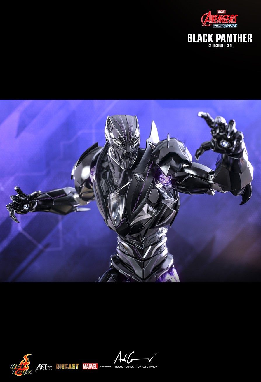 Pantera Negra Mech Strike da Hot Toys - Black Panther - Marvel Studios - Blog Farofeiros