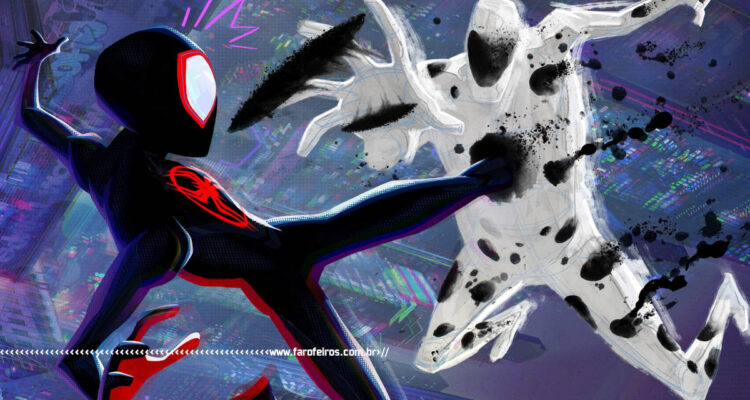 Homem Aranha Através do Aranhaverso - Miles Morales contra Mancha - Blog Farofeiros