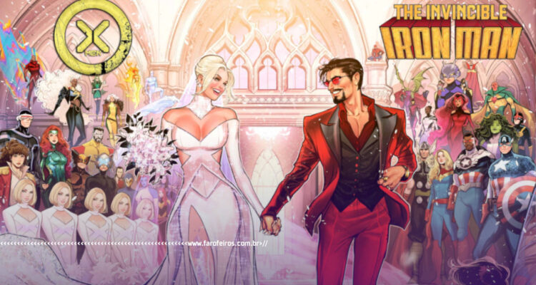 O casamento do Tony Stark com a Emma Frost - 1 - Blog Farofeiros