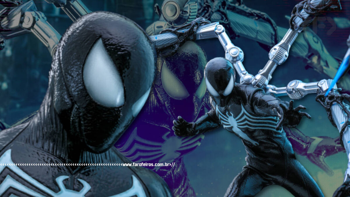 Spider-Man 2 Black Suit da Hot Toys - Homem Aranha 2 do Playstation - Blog Farofeiros - 00