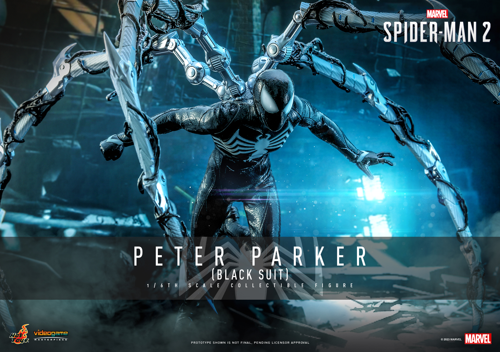 Spider-Man 2 Black Suit da Hot Toys - Homem Aranha 2 do Playstation - Blog Farofeiros