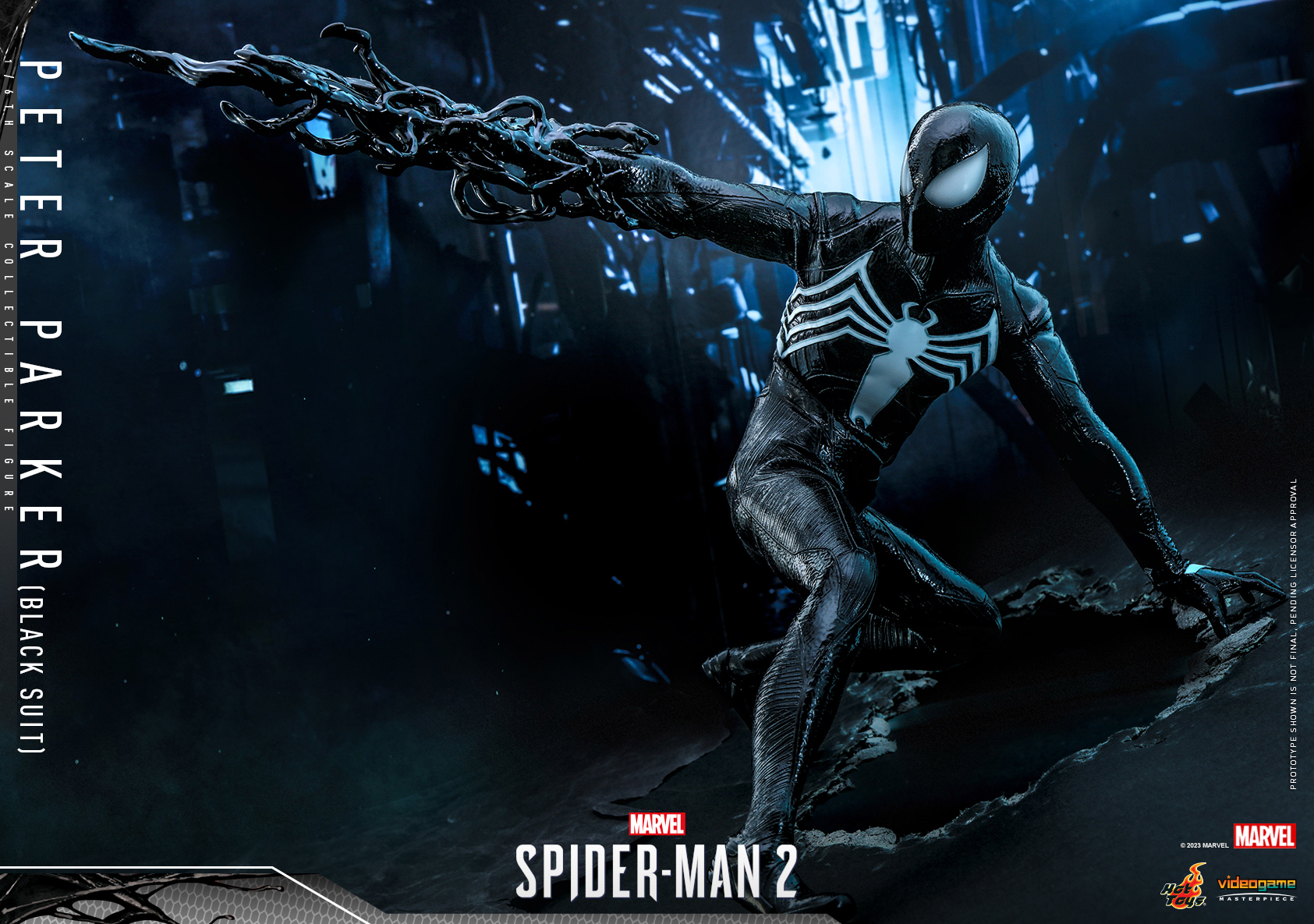 Spider-Man 2 Black Suit da Hot Toys - Homem Aranha 2 do Playstation - Blog Farofeiros