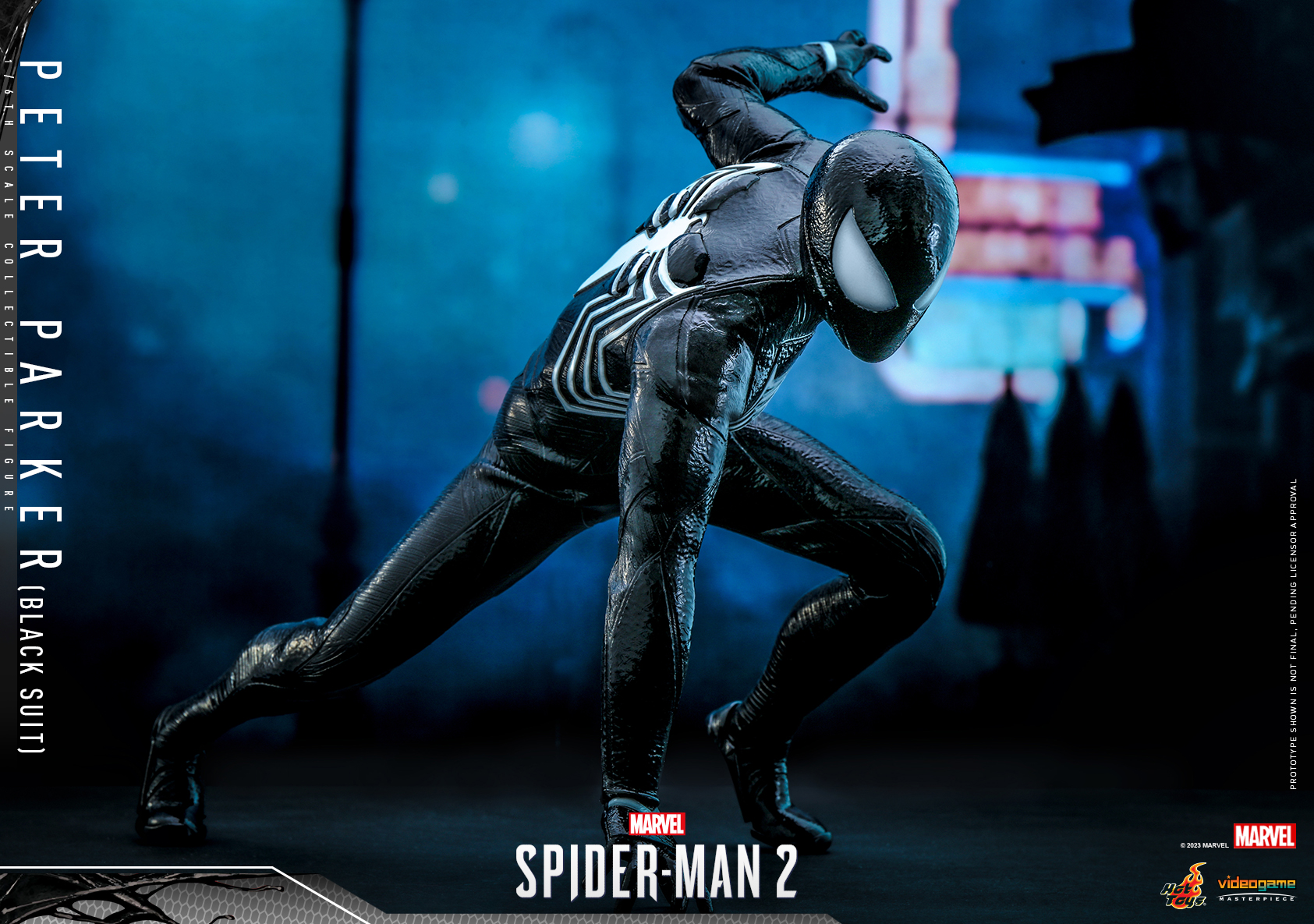 Spider-Man 2 Black Suit da Hot Toys - Homem Aranha 2 do Playstation - Blog Farofeiros