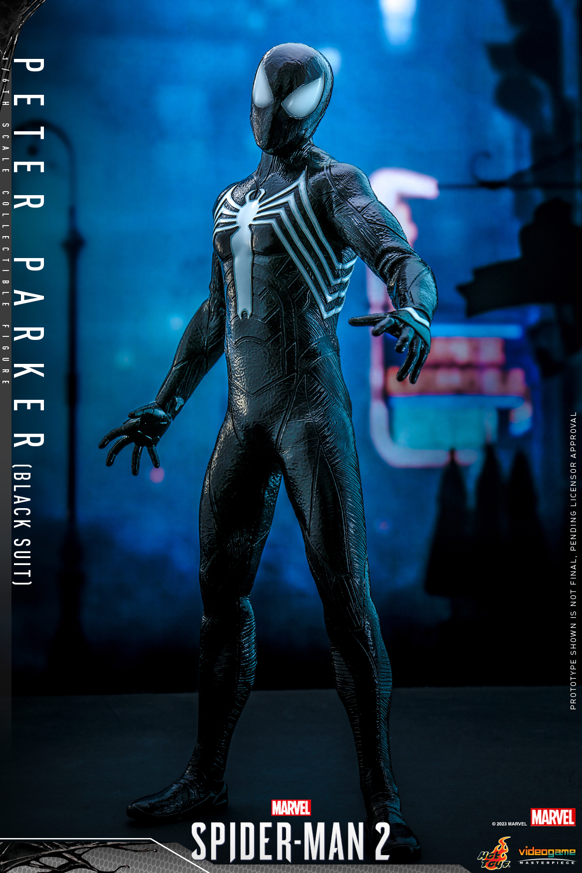 Spider-Man 2 Black Suit da Hot Toys - Homem Aranha 2 do Playstation - Blog Farofeiros